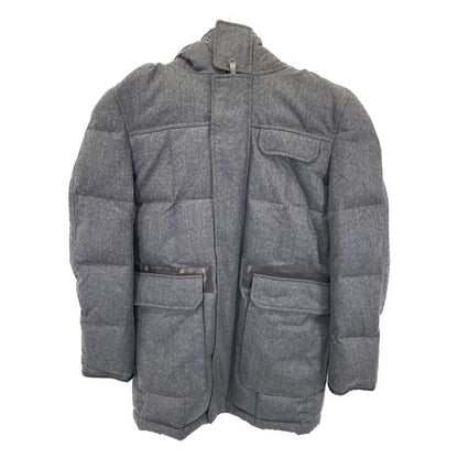E.MARINELLA x Sealup Charcoal Wool Down Jacket Size 48