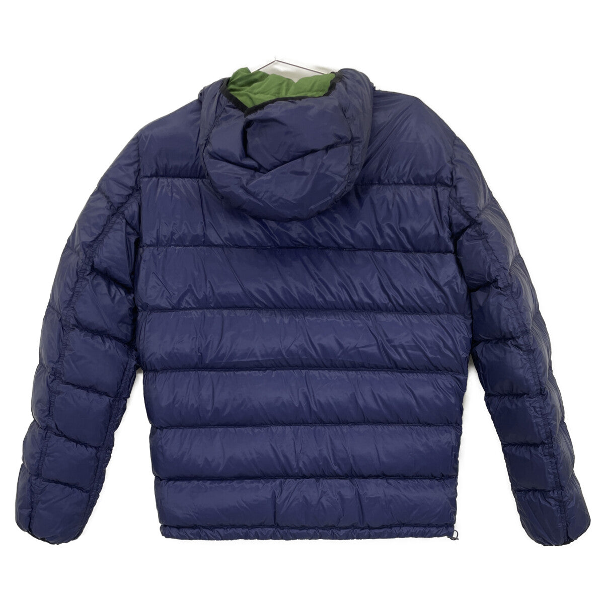 HERNO Green PI0601U Reversible Nylon Down Jacket Size 48