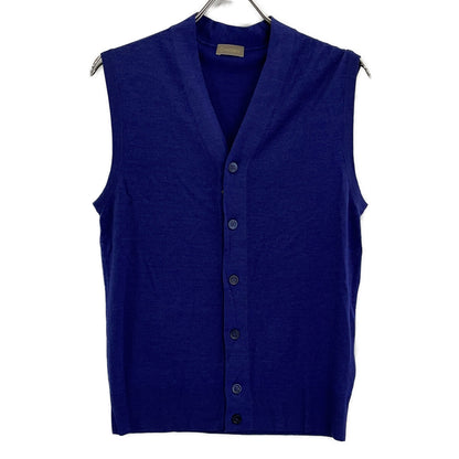 Cruciani Purple Cashmere Silk Knit Vest Size 46