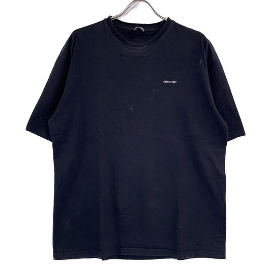 BALENCIAGA Black 2019 Lowercase Logo T-Shirt Size L