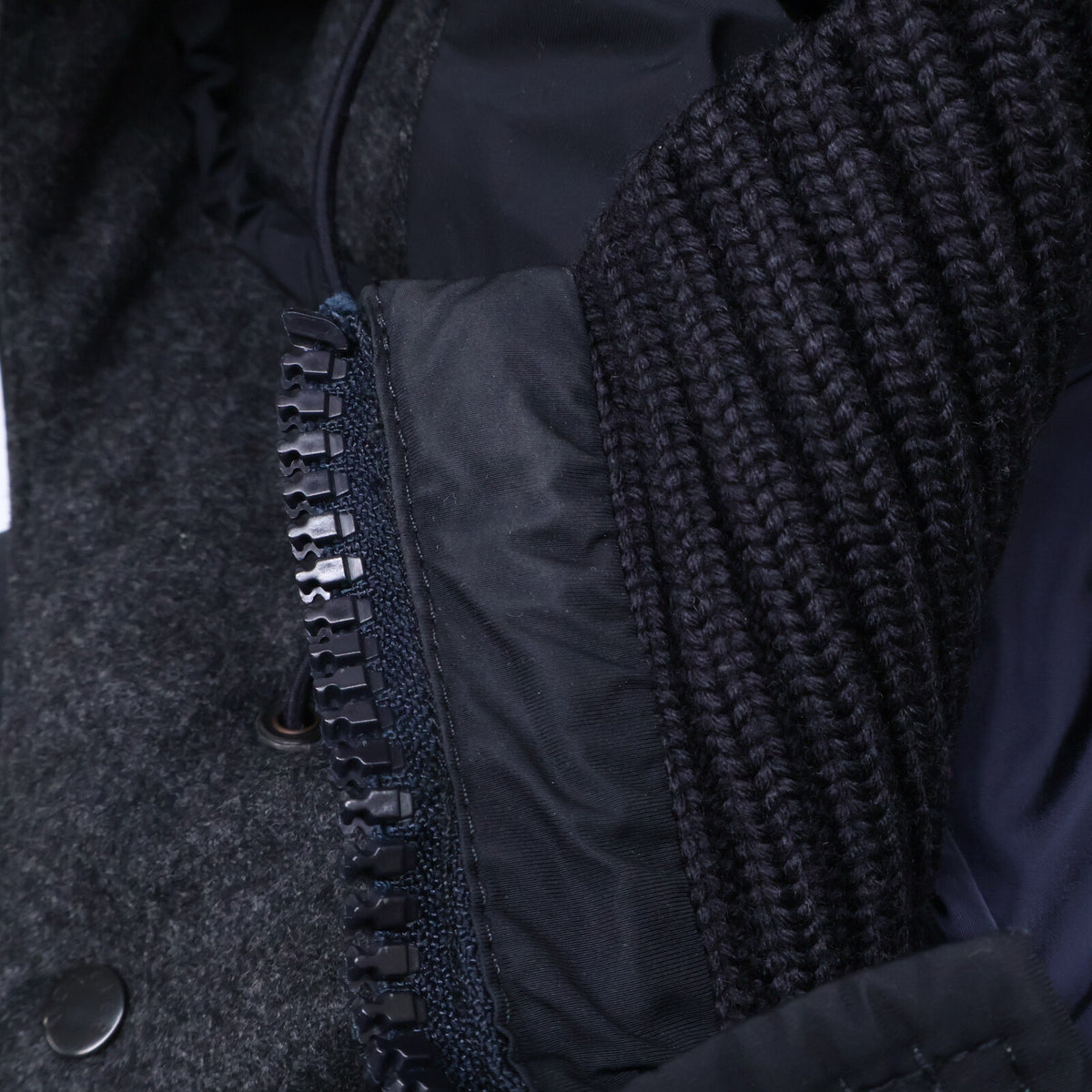 MONCLER Ludovic Down Nylon Jacket Black Size 2