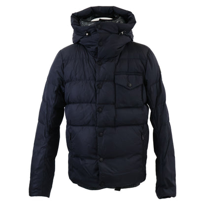 MONCLER GRENOBLE EGGSTOCK Nylon Down Jacket Navy Size 2