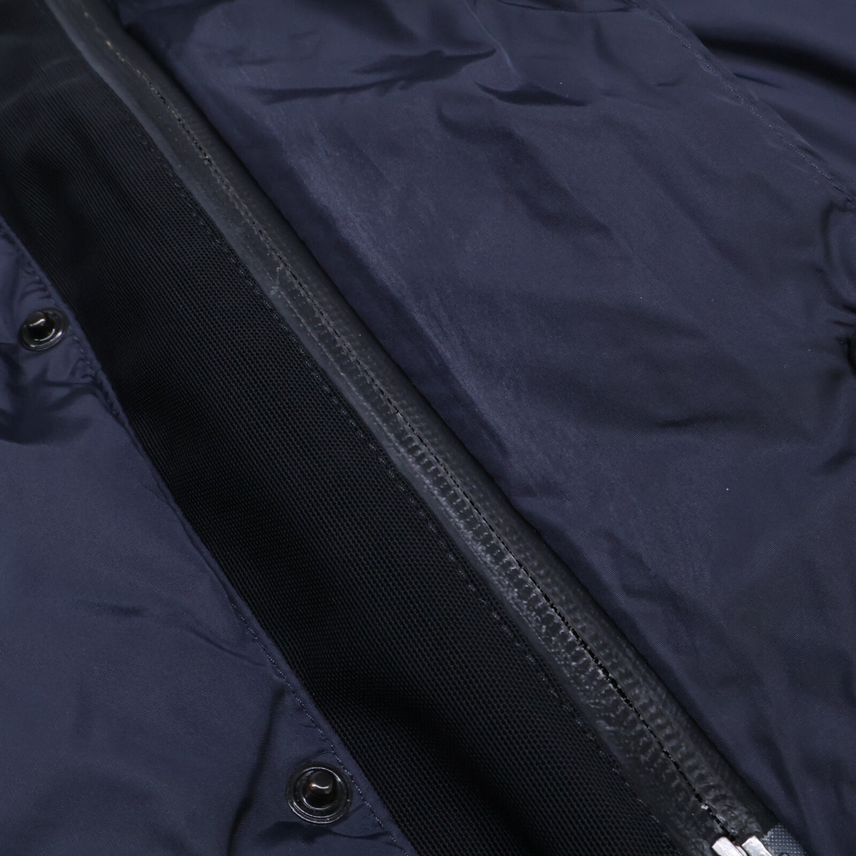 MONCLER GRENOBLE EGGSTOCK Nylon Down Jacket Navy Size 2