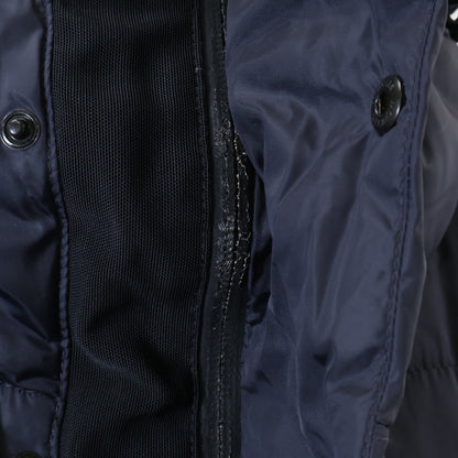 MONCLER GRENOBLE EGGSTOCK Nylon Down Jacket Navy Size 2
