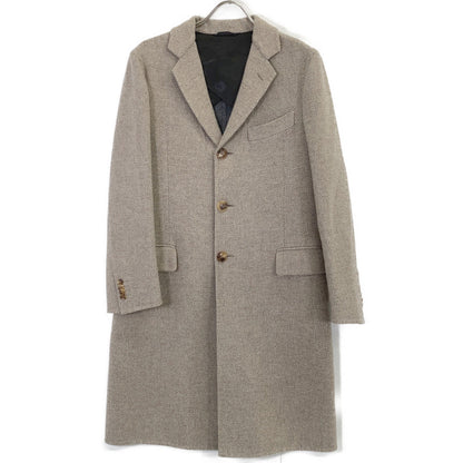 Belvest Beige Wool Chester Coat Size 46