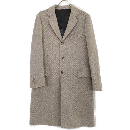 Belvest Beige Wool Chester Coat Size 46