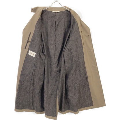PaulStuart Beige Belted Wool Bal Collar Coat Size 48