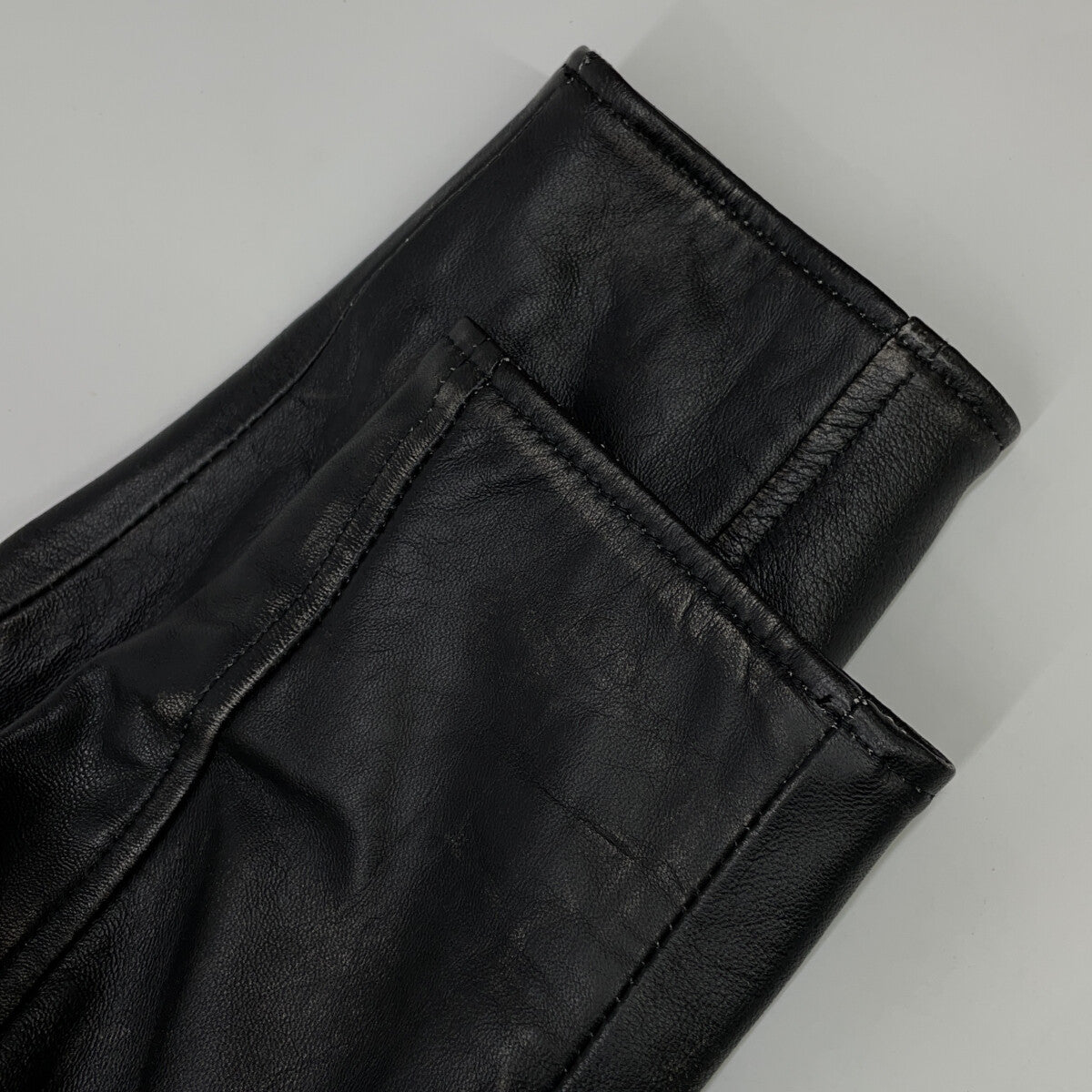 BRD- Basic Leather Vintage Black Jacket Size MAX