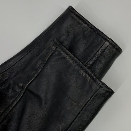 BRD- Basic Leather Vintage Black Jacket Size MAX