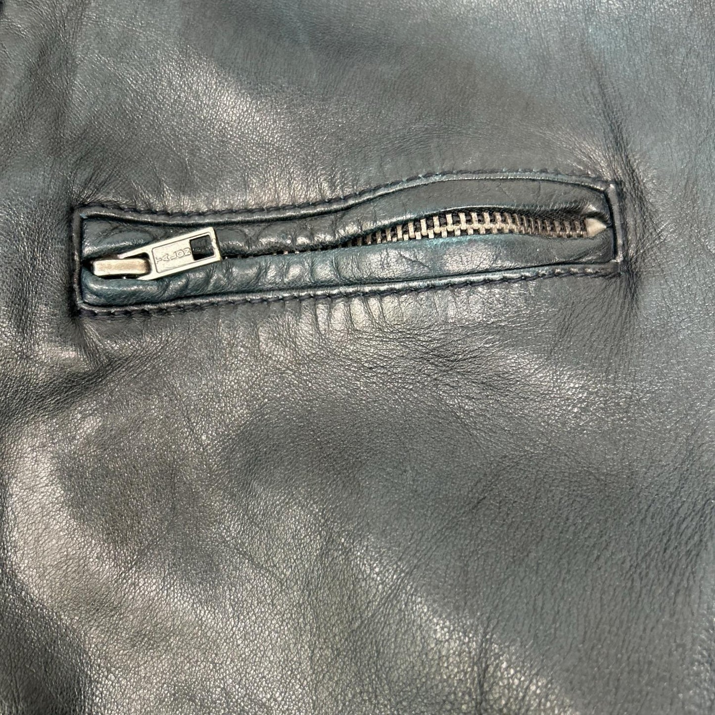 LEVI'S MADE&CRAFTED Indigo Lamb Leather Jacket Size 1