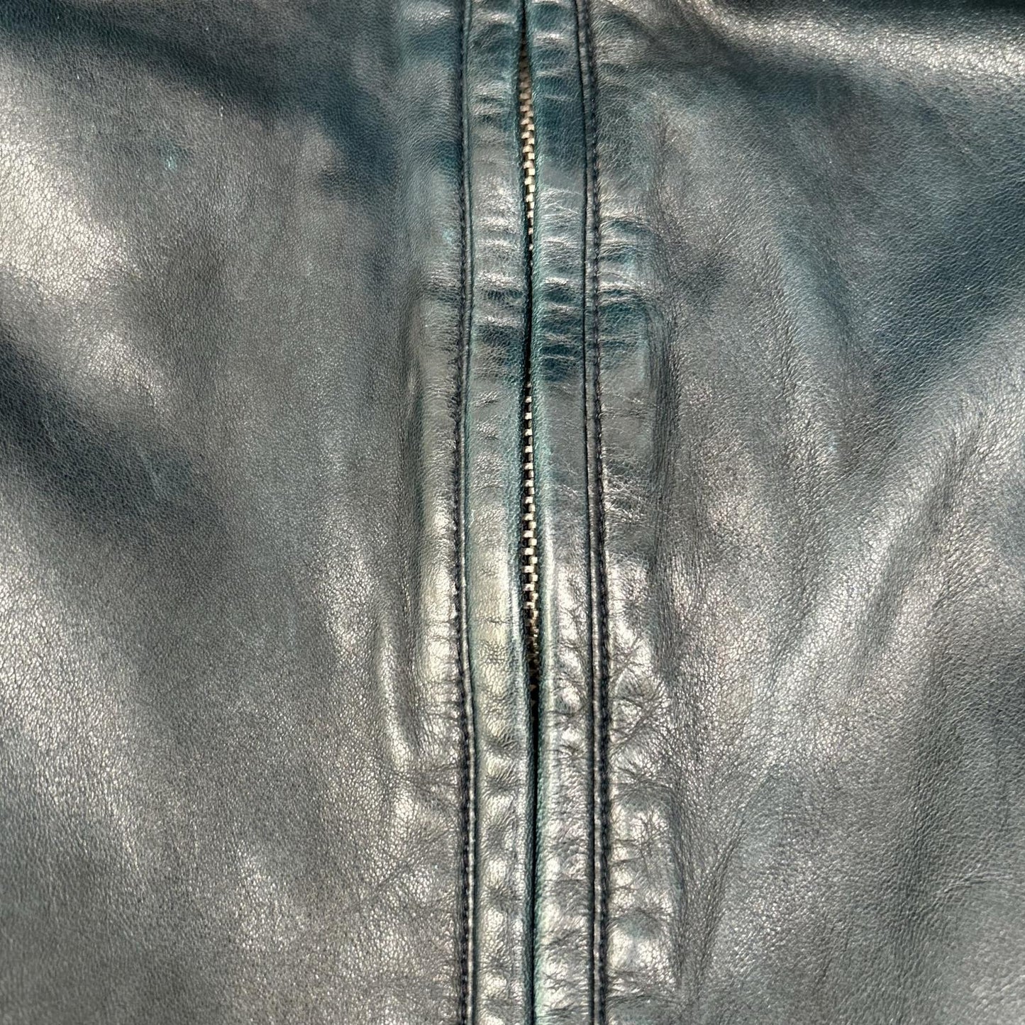LEVI'S MADE&CRAFTED Indigo Lamb Leather Jacket Size 1