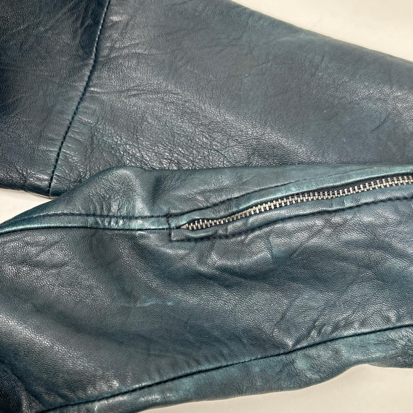 LEVI'S MADE&CRAFTED Indigo Lamb Leather Jacket Size 1