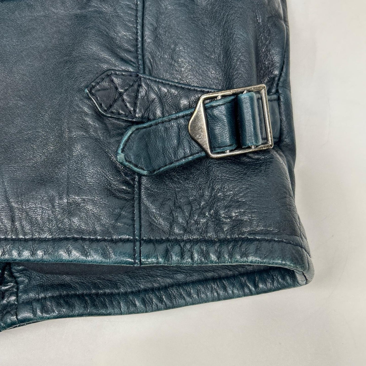 LEVI'S MADE&CRAFTED Indigo Lamb Leather Jacket Size 1
