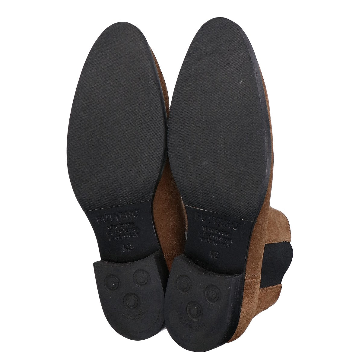BUTTERO B7150 Suede Leather Chelsea Boots Size EU 42