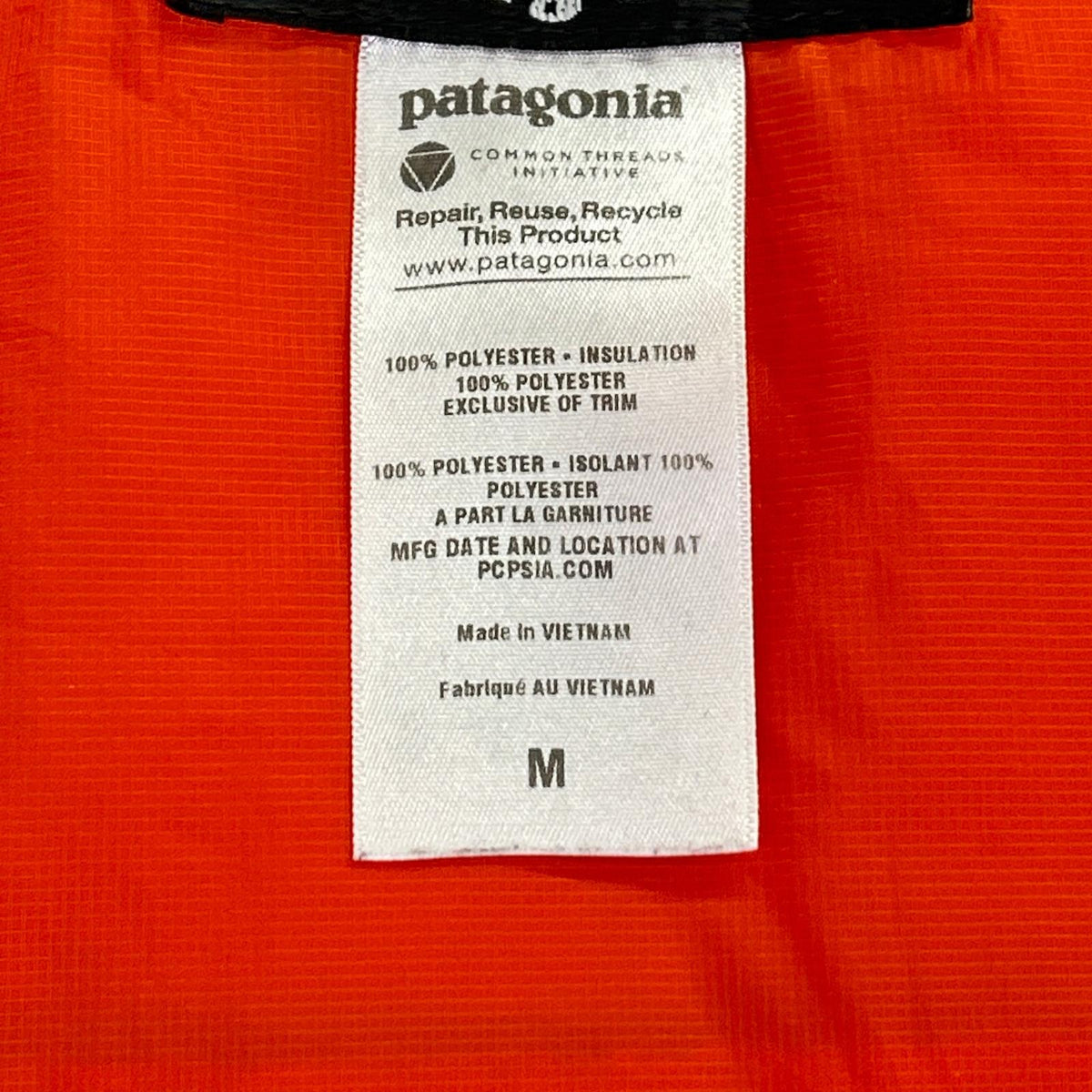 Patagonia 2012 84101 Das Parka Polyester Jacket Blue Size M