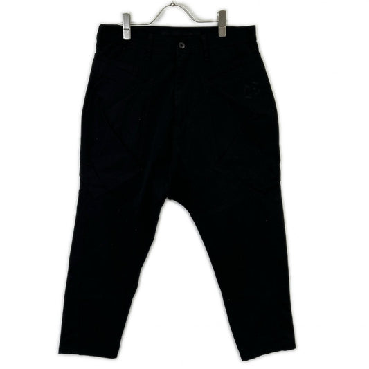 JULIUS Black Cotton Big Pocket Pants Size 2