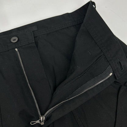JULIUS Black Cotton Big Pocket Pants Size 2