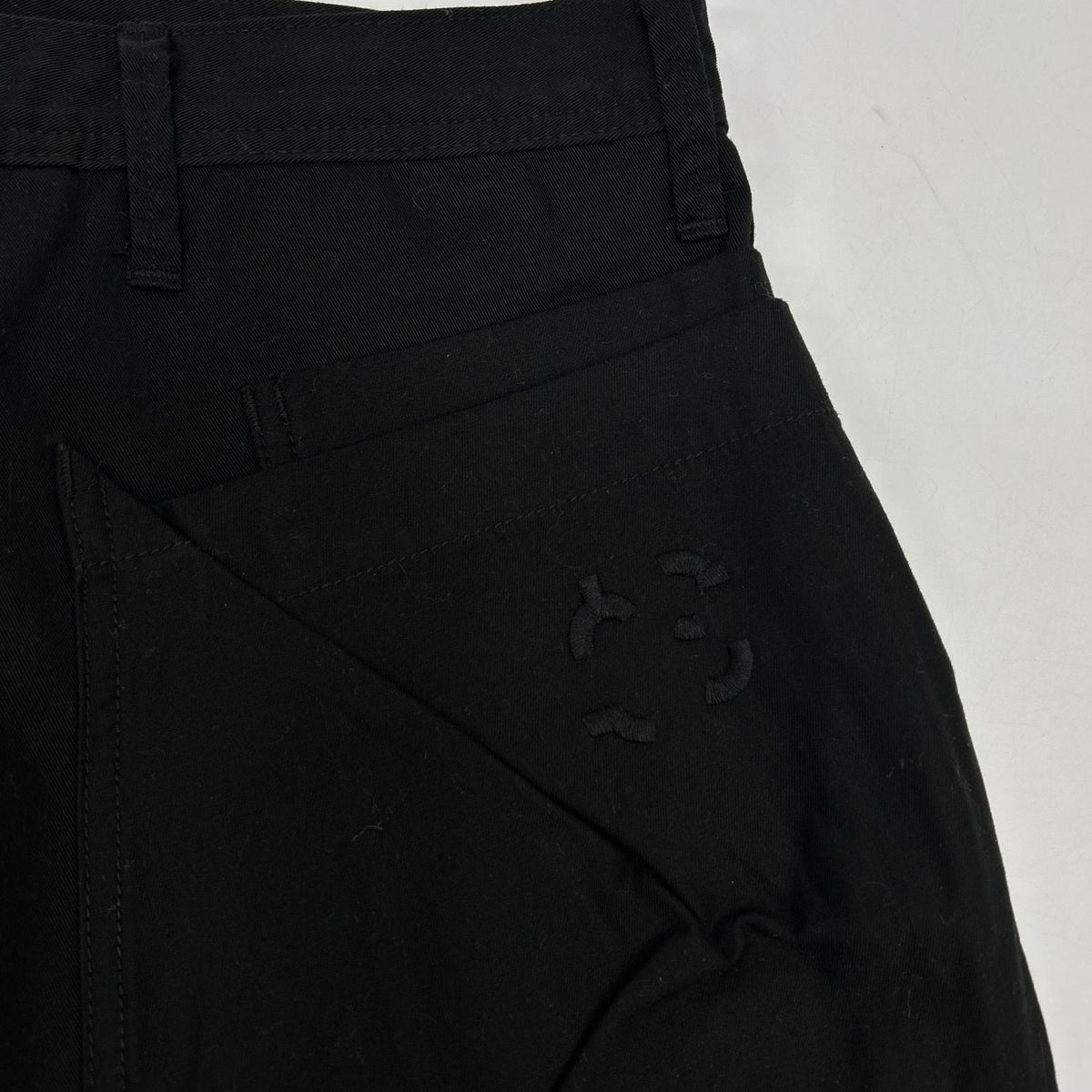 JULIUS Black Cotton Big Pocket Pants Size 2