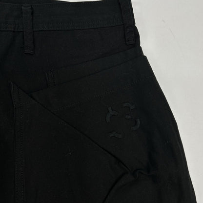 JULIUS Black Cotton Big Pocket Pants Size 2