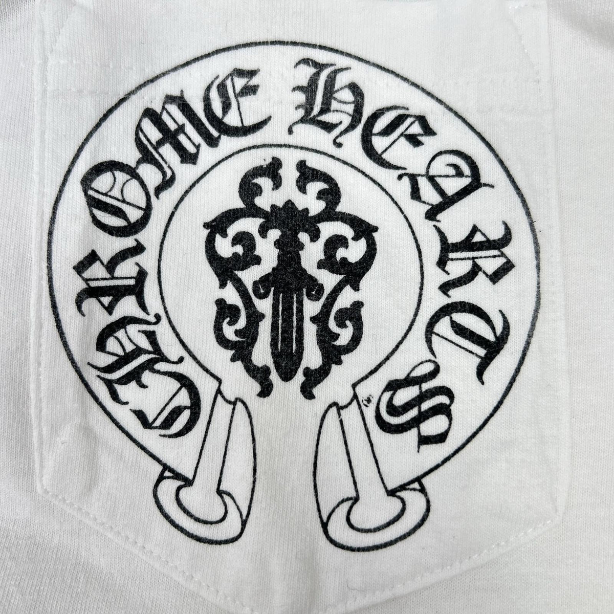Chrome Hearts American Flag Crewneck Pocket T-Shirt Size M