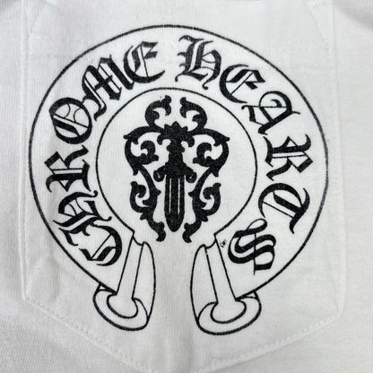 Chrome Hearts American Flag Crewneck Pocket T-Shirt Size M