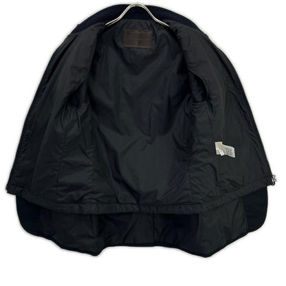 Salvatore Ferragamo Quilted Gilet Jacket Coat Black Size 46