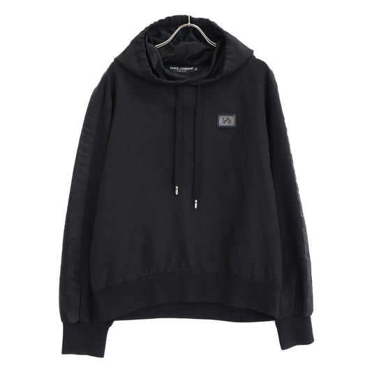 DOLCE&GABBANA Paisley Jacquard Pullover Hoodie Size 52