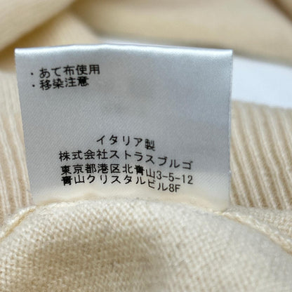 Cruciani Beige Cashmere High-Neck Knit Sweater Size 42
