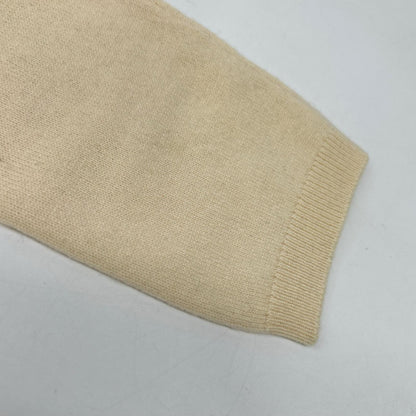 Cruciani Beige Cashmere High-Neck Knit Sweater Size 42
