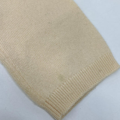 Cruciani Beige Cashmere High-Neck Knit Sweater Size 42