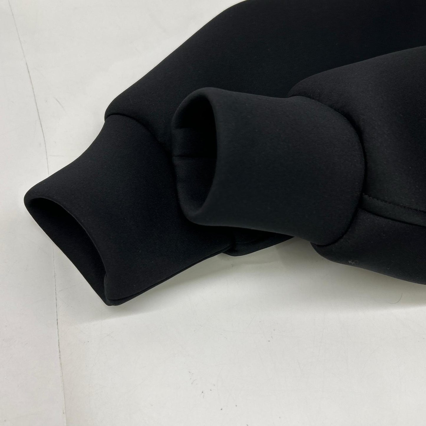 ONE GRAVITY Black Side-Zip Double Knit Cardigan Size F