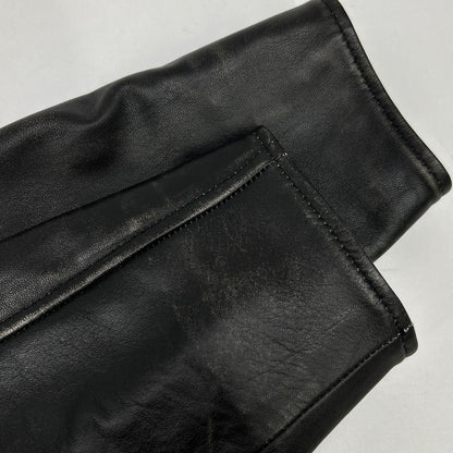 BRD- Basic Leather Vintage Black Jacket Size MAX
