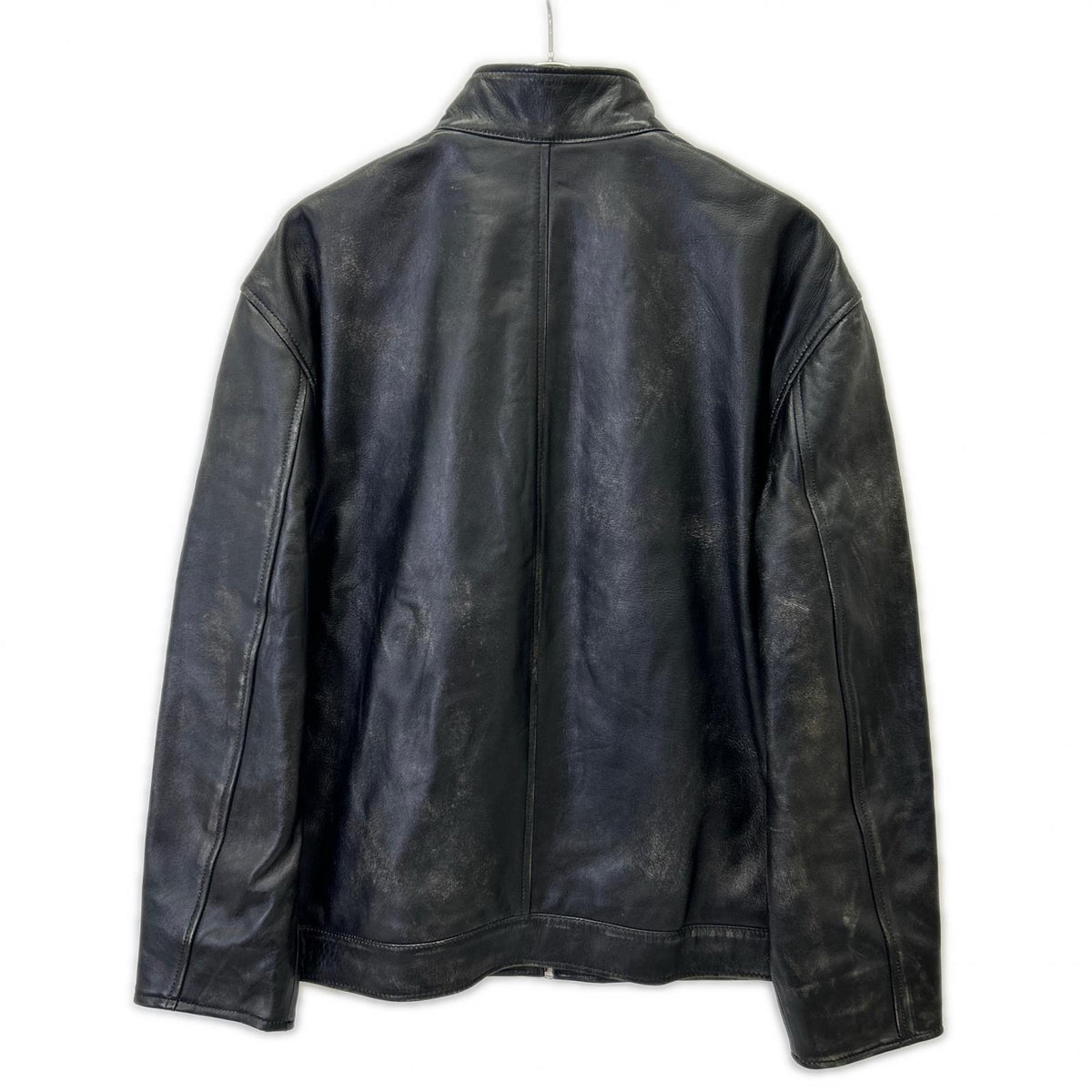 BRD- Basic Leather Vintage Black Jacket Size MEGA