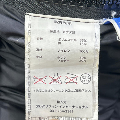 CANADA GOOSE Black Kamloops Down Jacket Size S