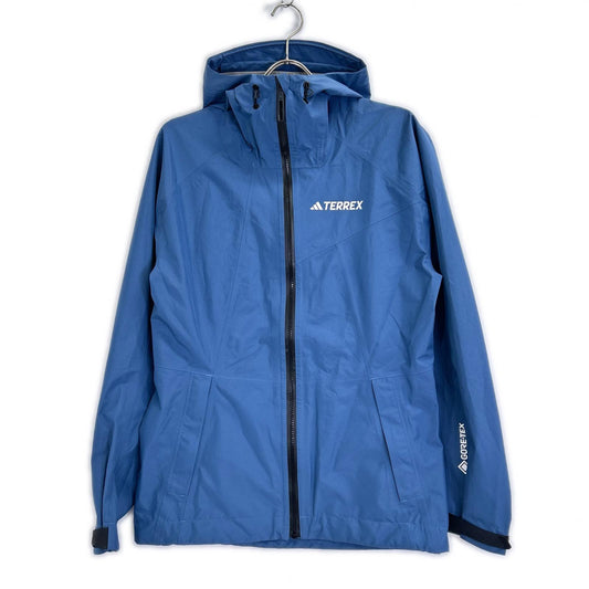 adidas Terrex GORE-TEX Paclite Rain Jacket Blue Size S