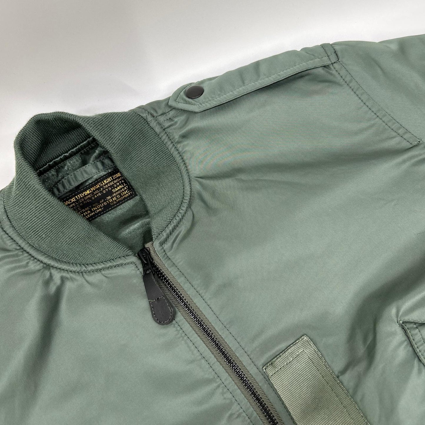 ALPHA INDUSTRIES L-2B Vintage Flight Jacket Green Size S