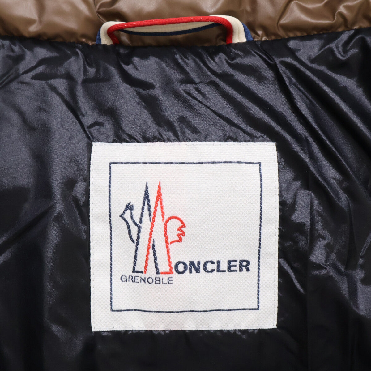 MONCLER GRENOBLE Barrhorn Shearling Jacket Brown Size 3