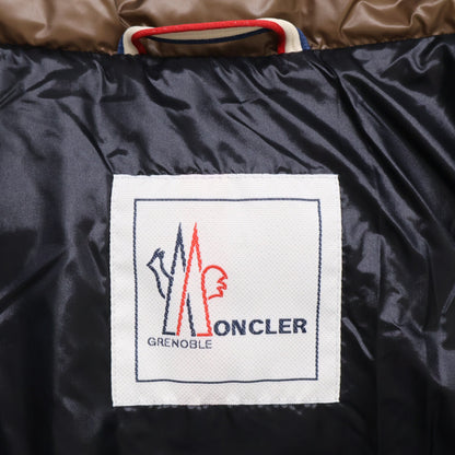 MONCLER GRENOBLE Barrhorn Shearling Jacket Brown Size 3