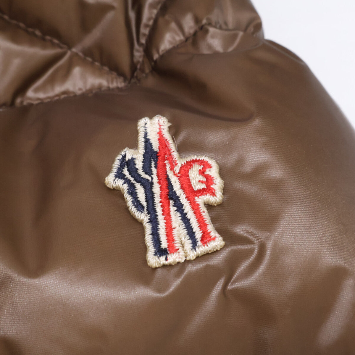 MONCLER GRENOBLE Barrhorn Shearling Jacket Brown Size 3