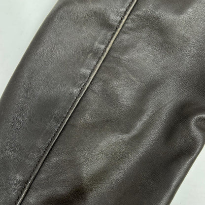 Quattrocchi x Beams Lamb Leather Riders Jacket Size 46