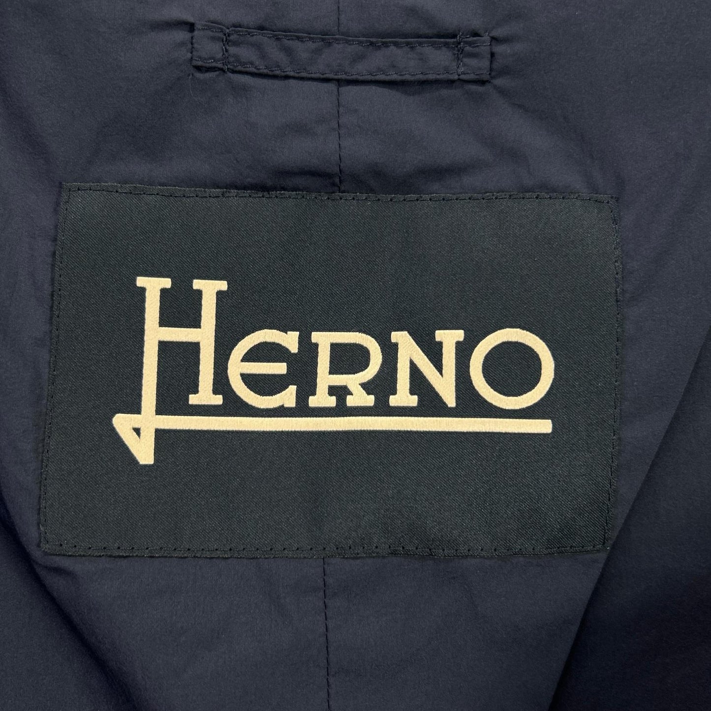 HERNO IN-TECH Nylon Inner Vest Blue Size 46