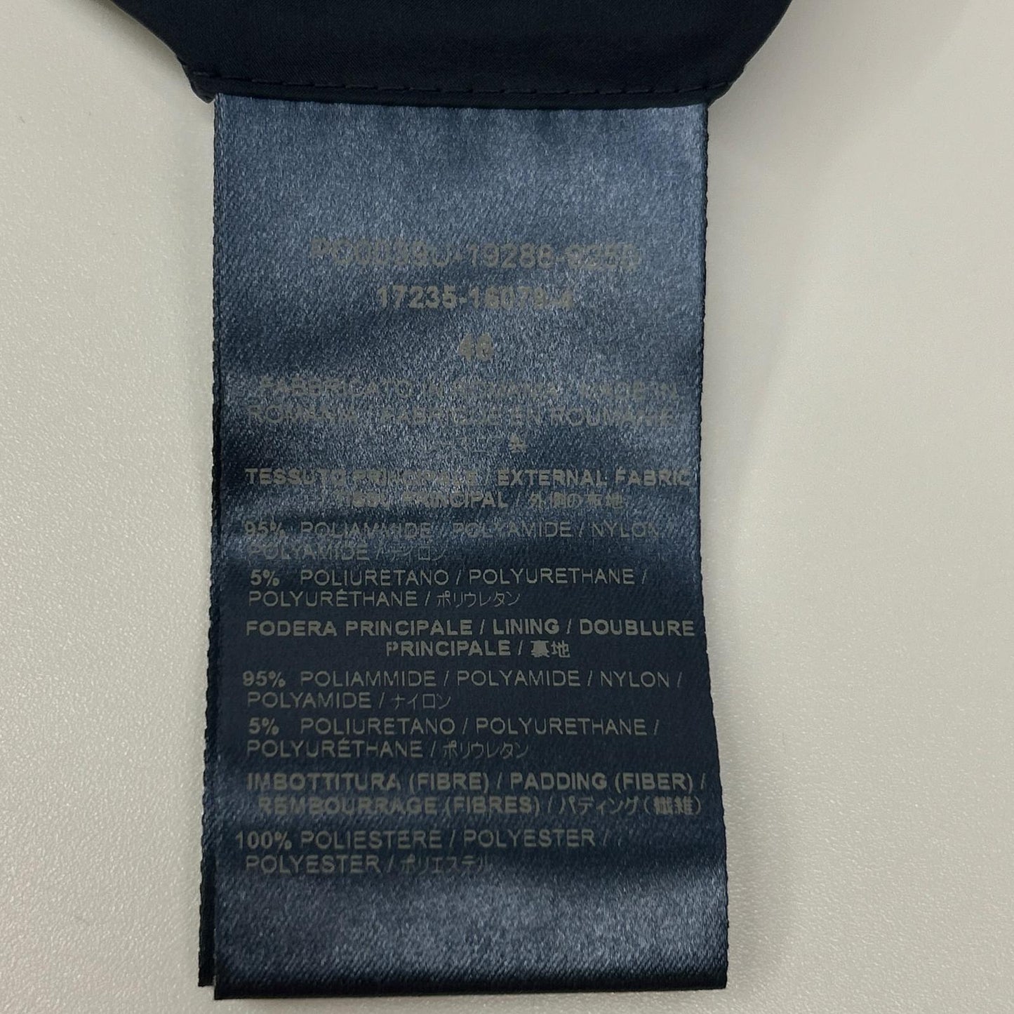 HERNO IN-TECH Nylon Inner Vest Blue Size 46