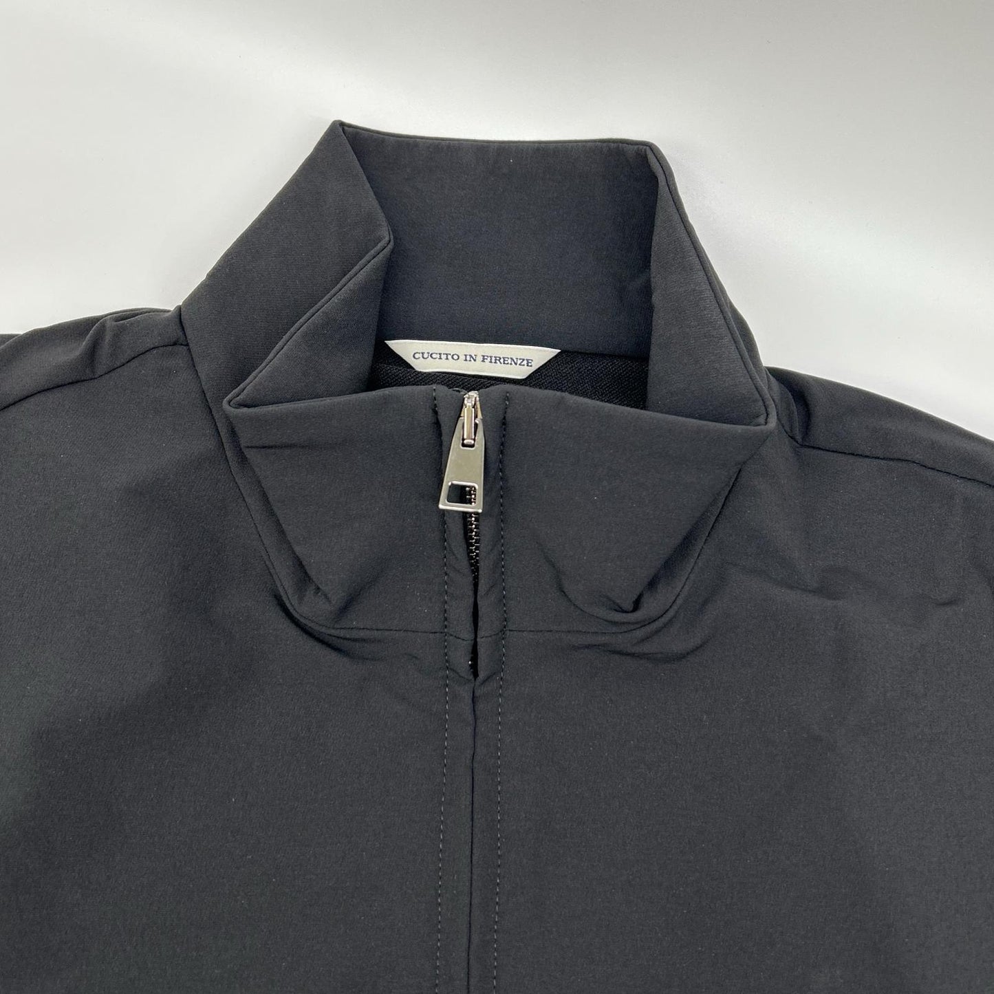 ARCHIVIO Puccino Stand Collar Track Jacket Black Size 46