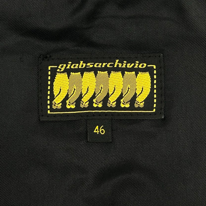 ARCHIVIO Bargello Gold Teddy Fleece Jacket Black Size 46