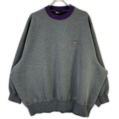 kolor Logo Emb. Double-Faced Crewneck Sweatshirt Gray Size 1