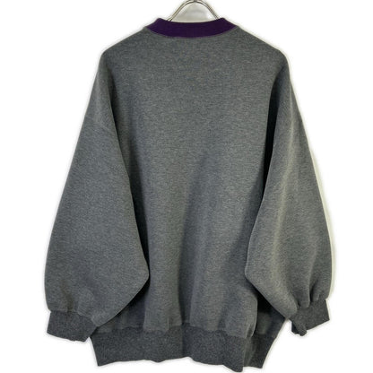 kolor Logo Emb. Double-Faced Crewneck Sweatshirt Gray Size 1