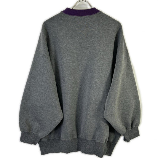kolor Logo Emb. Double-Faced Crewneck Sweatshirt Gray Size 1