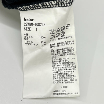 kolor BEACON Print Sweat Black Size 1