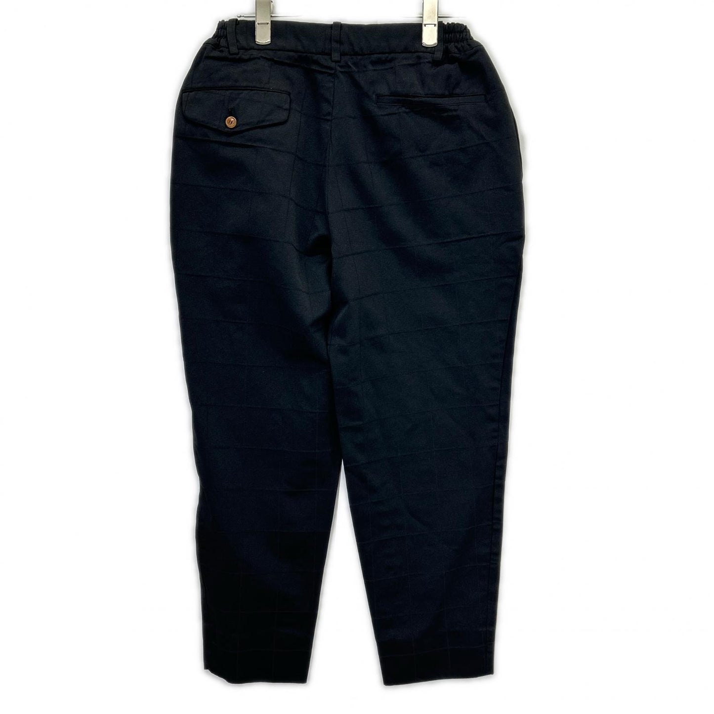 COMMEdesGARCONS HOMME DEUX Windowpane Pants Black Size XS