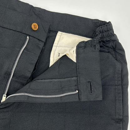 COMMEdesGARCONS HOMME DEUX Windowpane Pants Black Size XS